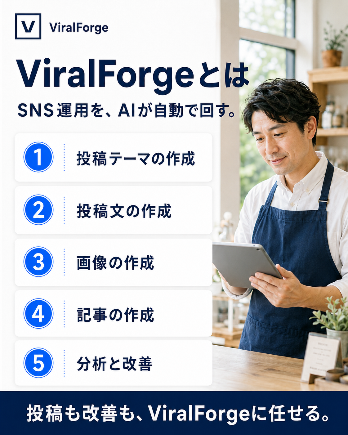 お店のSNSをAIが育てる