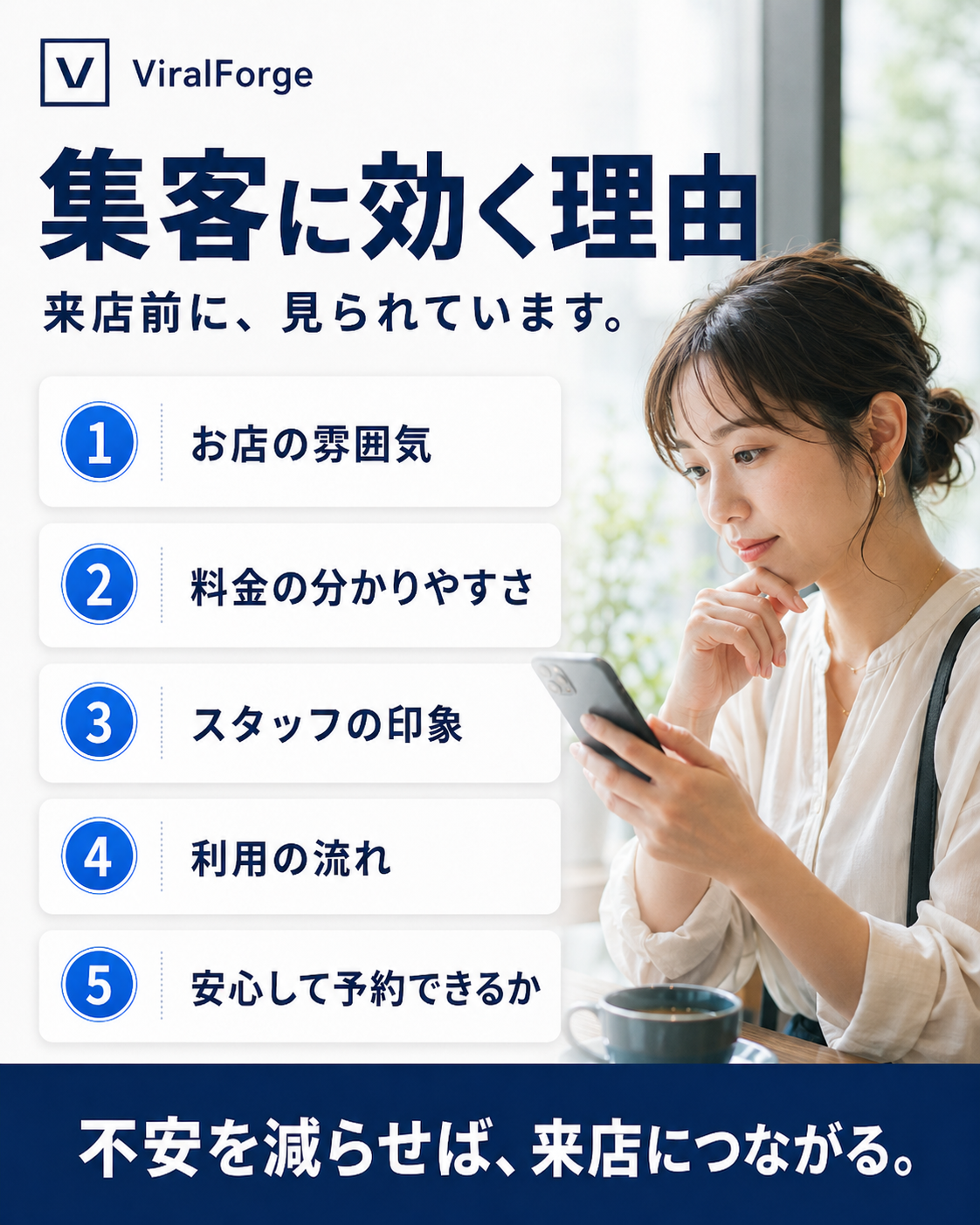 SNSで見つけて来店するお客様